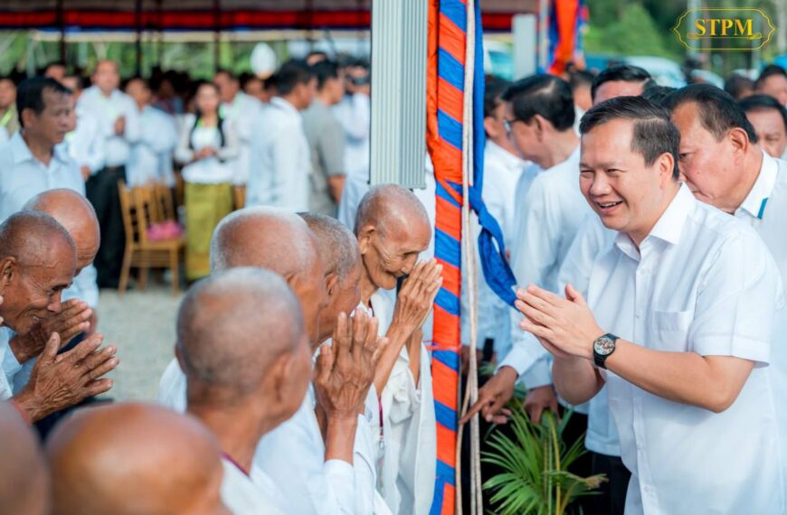 សម្ដេចធិបតីអញ្ជើញឆ្លងសមិទ្ធផលធំៗជាច្រើនក្នុងវិស័យព្រះពុទ្ធសាសនានៅក្នុងខេត្តកំពង់ស្ពឺ