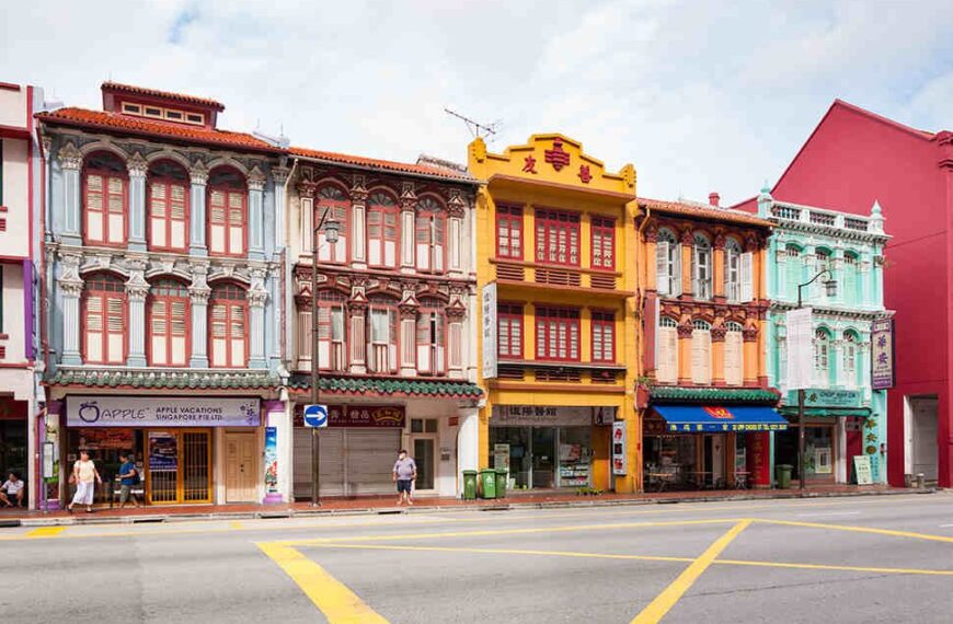 Singapore’s shophouses sell for as much as $64K per sqm